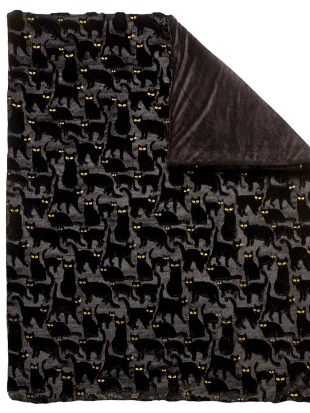 New Black Cat Throw blanket